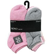 Wholesale - 20pk LADIES XOXO LOW CUT NC SOCKS ASST COLOR SIZE 4-10 C/P 48, UPC: 662239101912